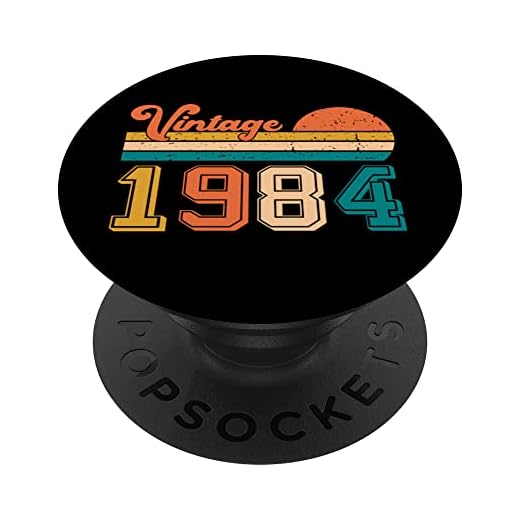 Born In 1984 - Camiseta de cumpleaños retro vintage 38 cumpleaños PopSockets PopGrip Intercambiable