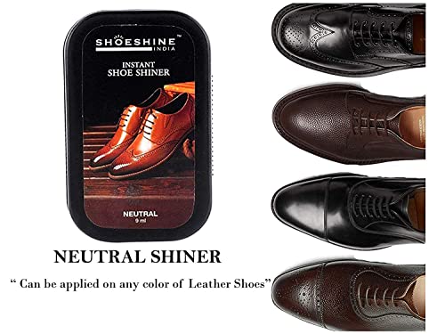 Image of Shoeshine Shoe Shiner Instant Shine Sponge for Leather Shoes