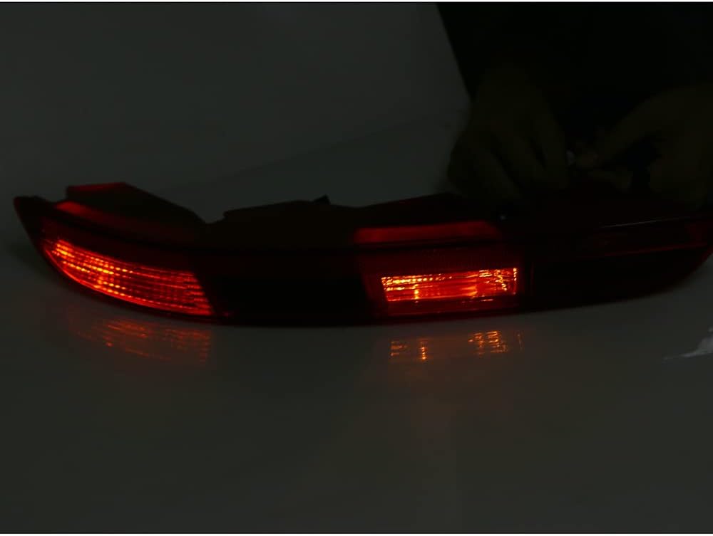 (Right Side Car Rear Side Tail Light Lamp Compatible With Audi Q3 (European Imported Version) 2016~2017~2018,Not Fit North American Version Q3,Reverse Brake Halogen Bumper Tail Lamp