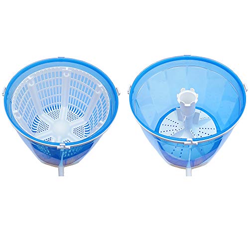 Portable Stacked Washer and Dryer Combo Mini Manual Washing Machine All in One Non-Electric Compact RV Laundry Machine