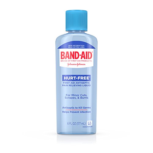 BAND-AID Hurt-Free First AID Antiseptic Wash, 6 oz (Pack of 3)