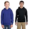 LE11 Children's Unisex Hooded Sweatshirt/Hoodie (UK, Age, 12 Years, 13 Years, Regular, Forest Green) #1
