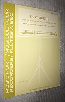 Paperback Easy Duets for Soprano & Alto Recorders Book