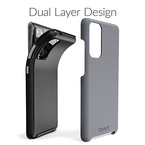 Image of Crave for Samsung Galaxy S20 FE Case, Shockproof Protection Dual Layer Case for Samsung Galaxy S20 FE 5G (6.5 inch) - Slate