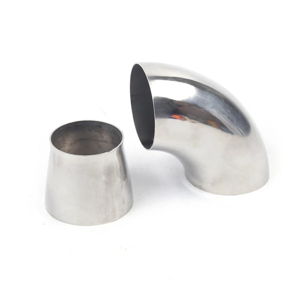 Valvola di Scarico Elettrico 63 mm, Valvola di Scarico Elettrico In Acciaio Inox Valvola Kit, Kit di Scarico Cambio 200 °C/392 °F, Tubo di Scarico 2,5 Pollici
