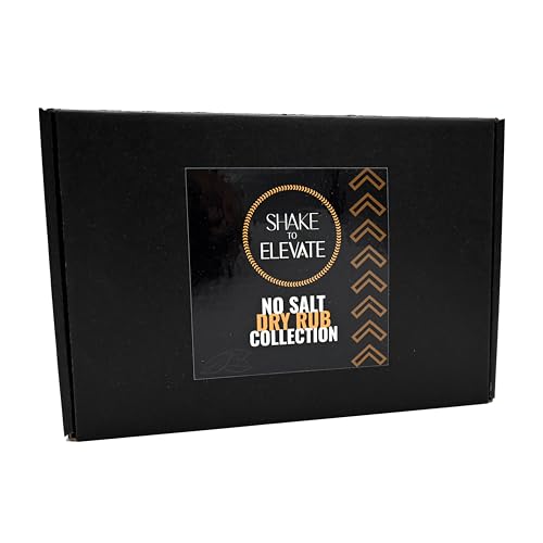 Shake to Elevate - No Salt BBQ Dry Rub Collection Seasoning Gift Box Set | No Salt Seasoning | Heart Healthy | Diet Friendly | 0% Chemical Additives | 0% Preservatives or Color | All Natural Ingredient & Listed | Seriously Delicious Spice Blend (set of 5 flavors) - Image 4