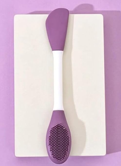 H&D PIPALIYA 2 Pcs Silicone Face Mask Applicator, Facial Mask Brushes for Mud, Charcoal, Clay Mixed Mask, Soft Makeup Beauty Brush Tools for Apply Cream, Lotion