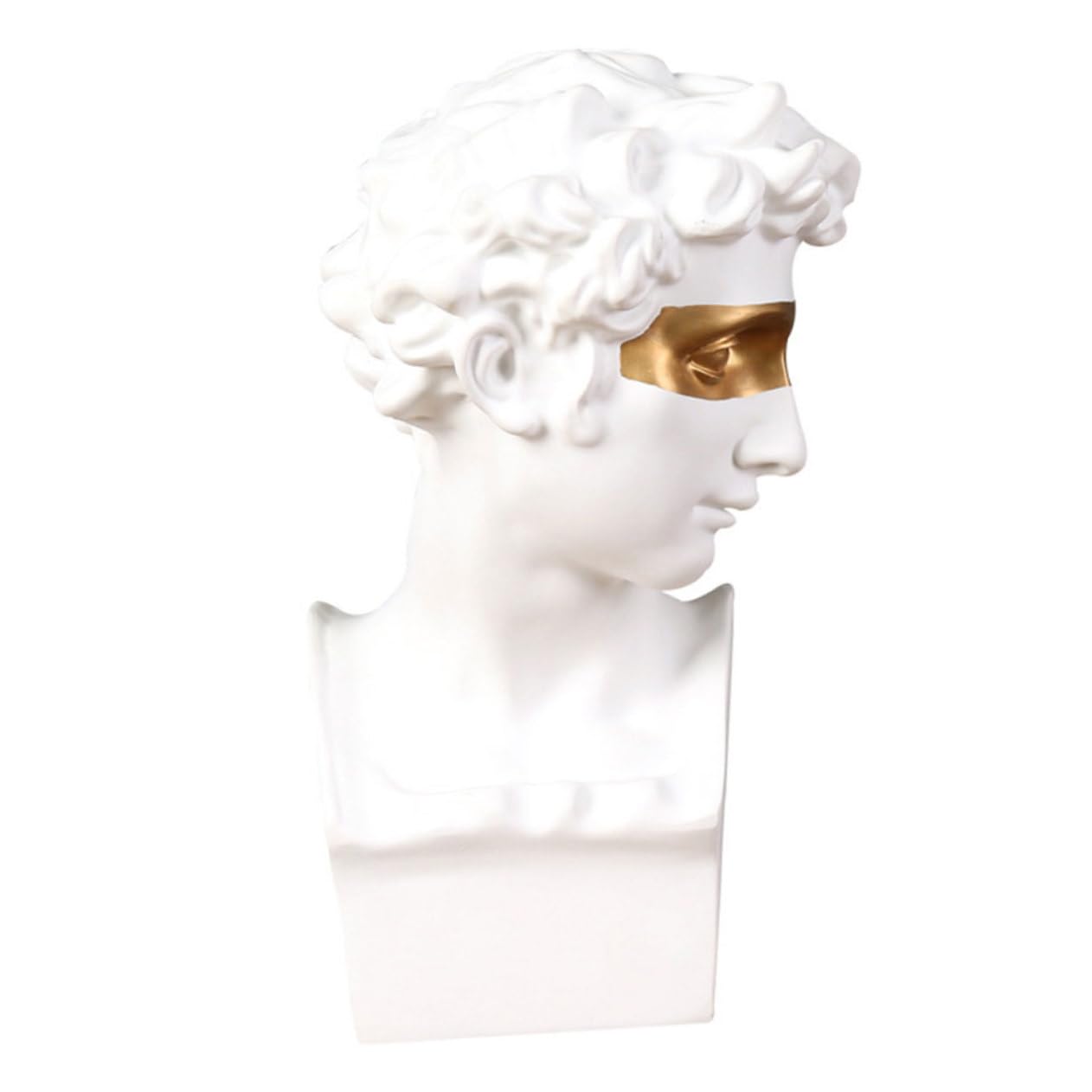 PRETYZOOM Figura Estatua Escultura estatuilla Romana Romano Figurilla estatuas mitologia Griega Estatua de David - Estatua de Mesa Exquisito Adorno de Estatua Griega David Modelo Resina