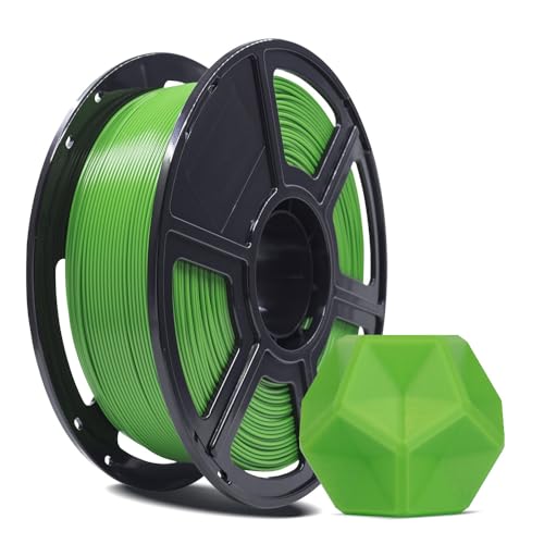Image of FLASHFORGE 3D Printer Filament, PLA PRO Filament 1.75mm, 1KG Spool (2.2lbs), Dimensional Accuracy + /- 0.02mm for FDM 3D Printers, Better Tenacity & No Knotting (Green)