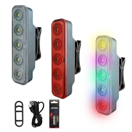 Tail Light Bike - Cycling Rear Safety Lamp, 4-Mode Brake Flashing Waterproof LED Signal, Urban Road Bike Accessory For Night Rid