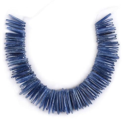 Kyanite bleue perles naturelles en vrac pour ateliers de création de colliers d'été bohèmes