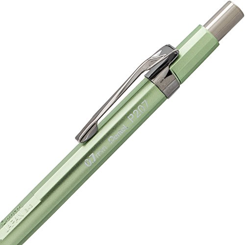Pentel Sharp Mechanical Pencil (0.7Mm) Metallic Barrels, Assorted Colors (Mp1/Ms/Mk1), 3-Pk (P207Mbp3M1) #TOP2