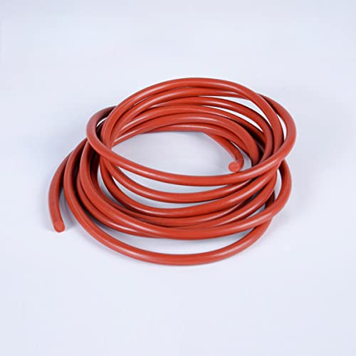 Diametro 1mm ~ 20mm Cavo in Silicone Solido Rosso