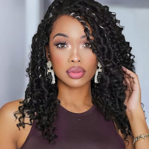 Goddess Locs Crochet Hair 12Inch 8Packs Pre Looped...