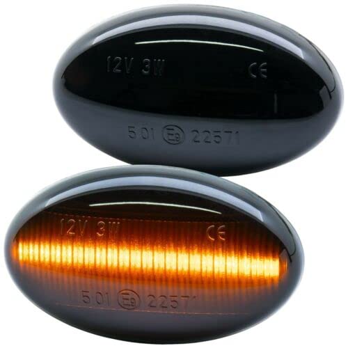 Intermitente Lateral LED válido para SMART FORTWO | 450, 452 | 1998-2007 Luz de Señal Luces Intermitentes Canbus smd plafon ahumado