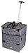 ArtBin 6822AG Rolling Collapsible Wheeled Bag Tote, Black/Gray