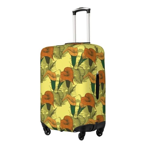 Travel Luggage Cover Protector - Calla Lily Flowers No.1030 Washable Suitcase Covers For 18-32 Inch Luggage2