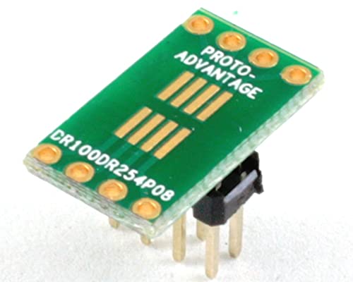 Adaptateur double rangée 1 mm pour souder vos puces pas 1mm sur breadboard pas 2.54mm