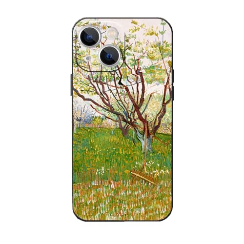 Housse iPhone 14 Plus Van Gogh Le Verger Fleuri aux finitions premium