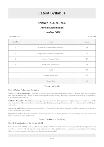 Image of (Old Edition) Oswaal CBSE Question Bank Science Chapter-wise & Topic-wise Class 9 For 2027 Exam with Competency Based Questions & Comprehensive NCERT coverage