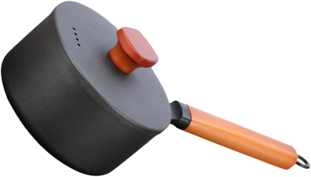 Cabilock Non-stick Frying Pan Lid Iron Cookware Non Stick Skillet for Induction Easy Clean Soup Pot Home Kitchenware