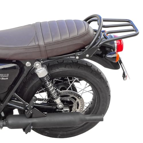 Porte bagages Triumph Bonneville T120 T100 noir accessoire moto - 2