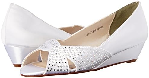 Touch Ups Women's Alice Wedge Pump, White, 10.5 W US | Image 6