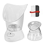 HANGSUN Face Steamer Facial Steam Inhaler for Deep Cleansing Pores and Blackhead Removal, 2 in 1 Quick Heating Sauna Spa, Nasal Attachment for Sinus Congestion Relief
