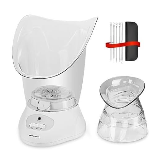 Hangsun Facial Steamer FS60 3-in-1 Nano Ionic Spa for Face Deep Cleaning, Mouth Nose Attachment for Treatment of Colds and Congestion, Compatible with Aroma Oils, Adjustable Steam Output…