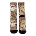 MZERSE Fashion Socks Soft Microfiber Polyester Winter Warm Calf Crew Socks Girl Love Horse, Short Fuzzy Seamless Daily Casual for Trekking Exercise