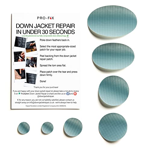 Kit de réparation de doudoune Pro-Fix imperméable et flexible couleur gris clair - 3