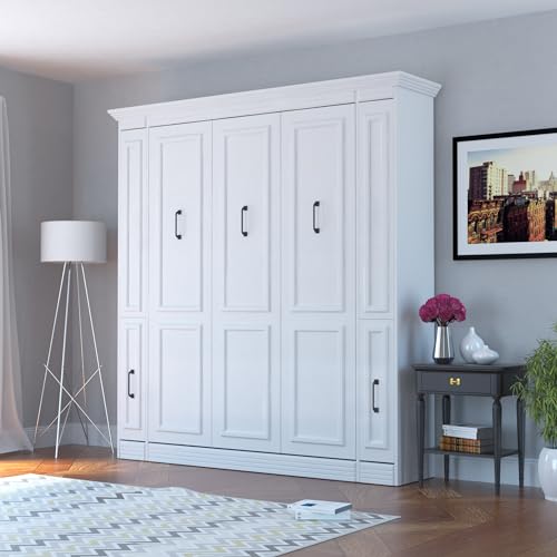 Xtraroom Alegra Queen Murphy Bed with Built-in Storage | Engineered