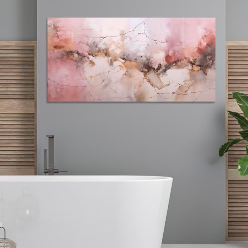 Peinture abstraite moderne encadrée pour salon chic et lumineux
