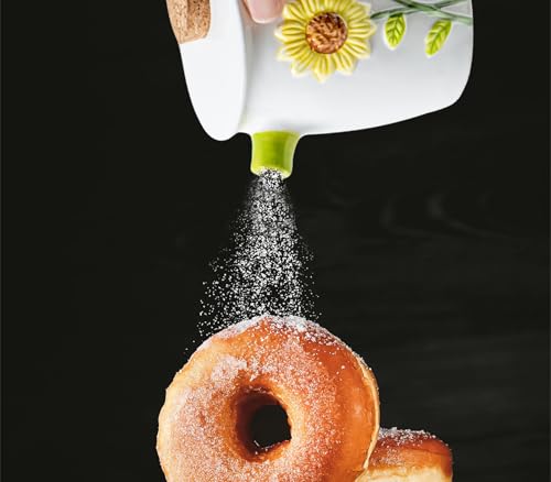 Dispensador de azúcar de girasol cerámico con 50% de descuento