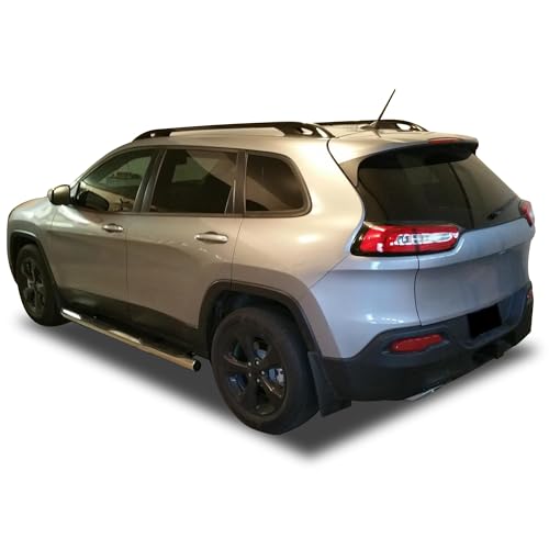 Estribos laterales acero inoxidable 3 pulg para Jeep Cherokee miniatura 4