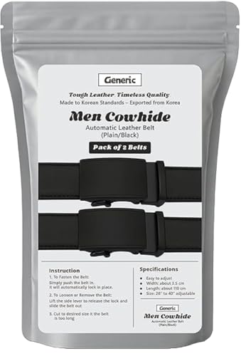 Mens Belt Leather Ratchet Belt - Customizable Fit, Effortless Style (35mm)