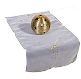 Größe ca. 40x90 cm, Material Polyester, mit Pailletten verziert