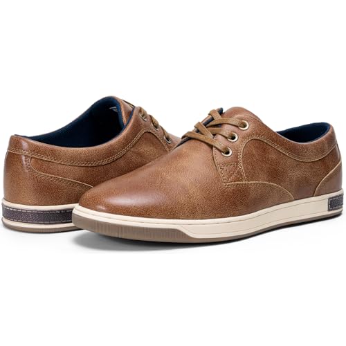 Image of Jousen Men's Fashion Sneakers Classic Retro Casual Shoes for Men Breathable Business Dress Sneaker