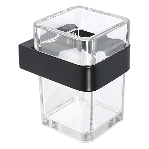 Metaform Ogomondo Porta Spazzolini Nero Da Parete Serie 25 Acciaio Verniciato Cover