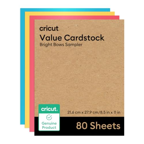 Cricut® Value Cardstock, Bright Bows Sampler - 8.5 in x 11 in (80 ct) - image 1