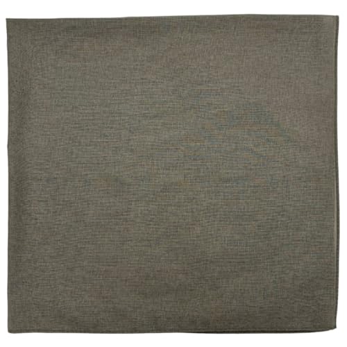 Image of MDSTYLE 100% Cotton Solid Color Bandana for Men & Women 22 inch x 22 inch Handkerchief Headband Scarf