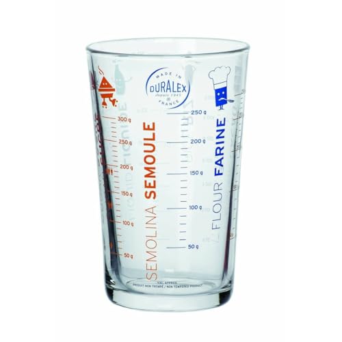 Duralex - 5004AM12 - Precisio Transparent Glass Measuring Jug - 9 cm,9 x 9 x 15 cm by Duralex - Used condition - US$36.46
