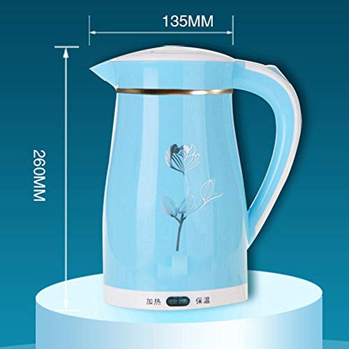 Tetera eléctrica acero inoxidable 2L 2200W rápida miniatura 2
