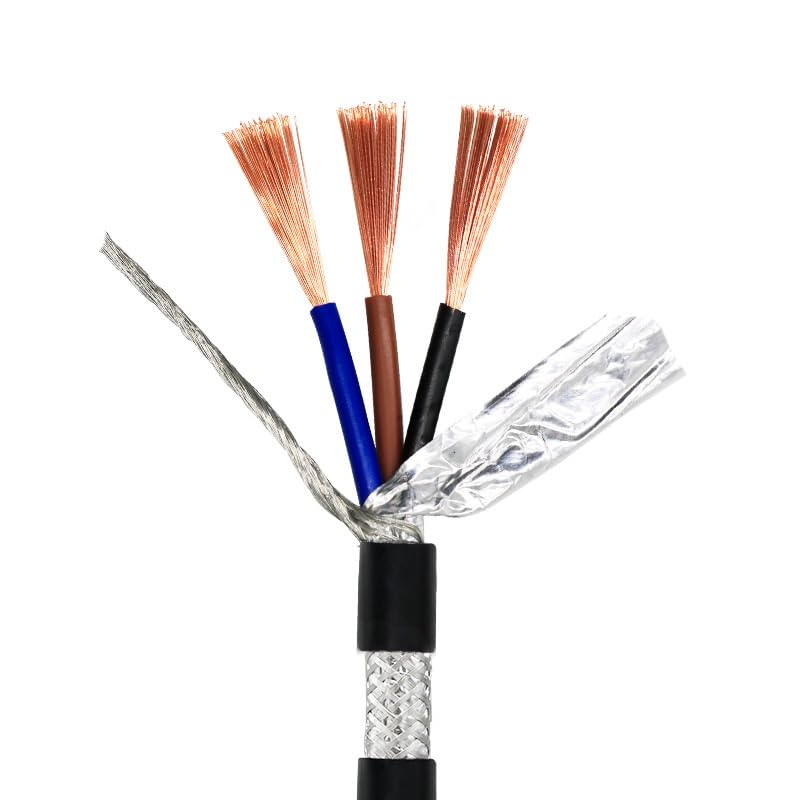 Double blindage anti parasite pour ce câble RVVP cuivre 3 conducteurs