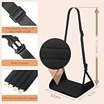 KENTIX Airplane Foot Rest Hammock for Long Flights - Adjustable Travel Foot Sling with Breathable Mesh, Portable Leg Rest for Economy Seats - Image 2