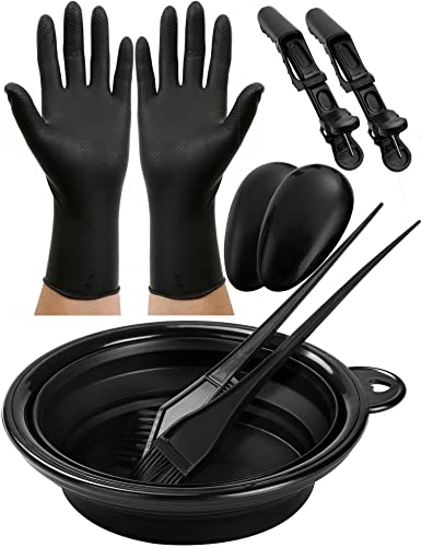 image for Borogo 19Pcs Professional Salon Hair Coloring Dyeing Kit, Hair Colorin