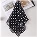 Spring versatile retro fashion print polka dot small square scarf