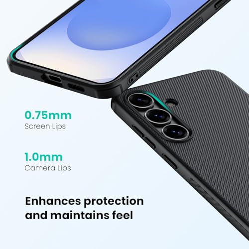 Image of Nillkin Magnetic Shockproof for Samsung Galaxy S25 Plus Case Magsafe, [Military-Grade Protection] [Anti-Scratch & Slip] [Compatible with MagSafe] Slim Case for Galaxy S25 Plus Case, Black