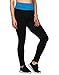 HDE Women's Maternity Yoga Pants Pregnancy Stretch Fold Over Lounge Leggings (Black with Blue, Medium)