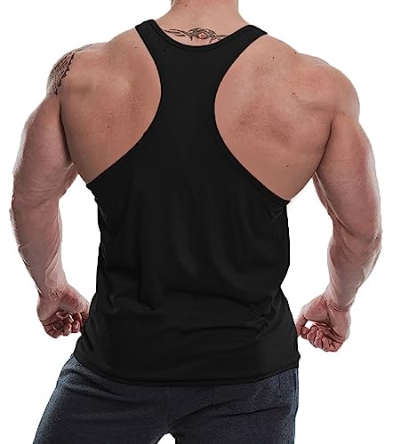 Image of THE BLAZZE Men's Cotton Sleeveless Tank Tops Gym Vest for Mens